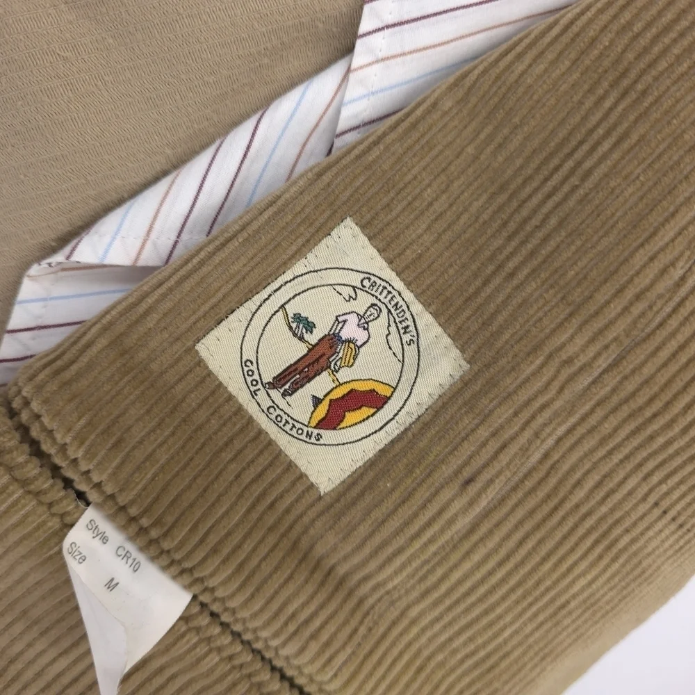 Critenden's Tan Corduroy Cool Cotton Men's Coat Sz M